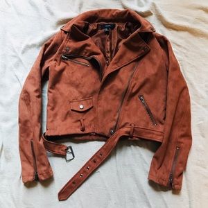 Forever 21 Rust Moto Jacket